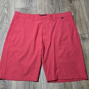 Travis Mathew Red Golf Active Shorts‎ Mens 38 (Measured 39) 10" Inseam